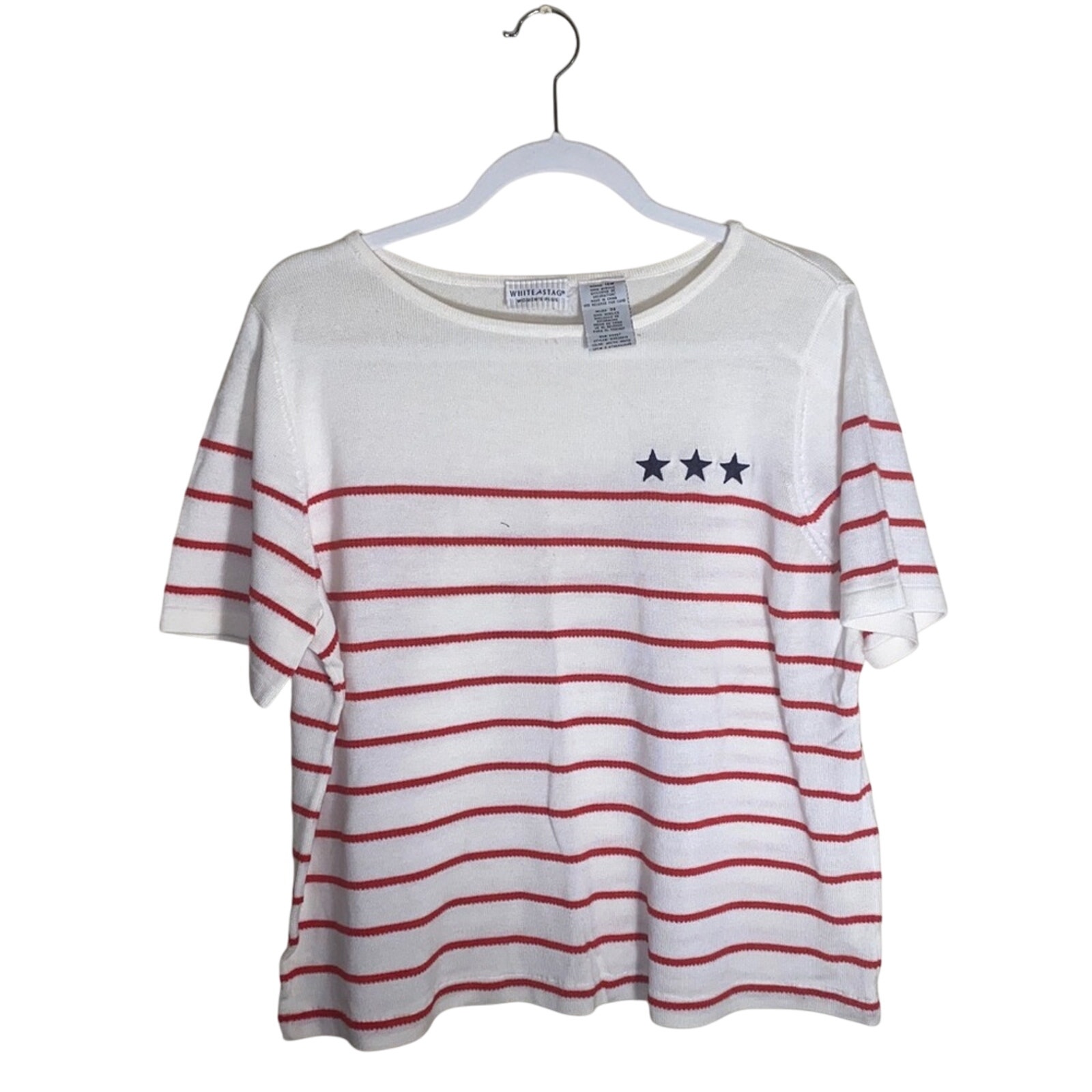 Vntg White Stag Short Cut Knit Short Sleeve